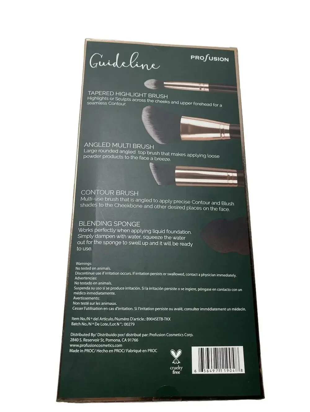 Professional face sculpting collection make up brushes set new